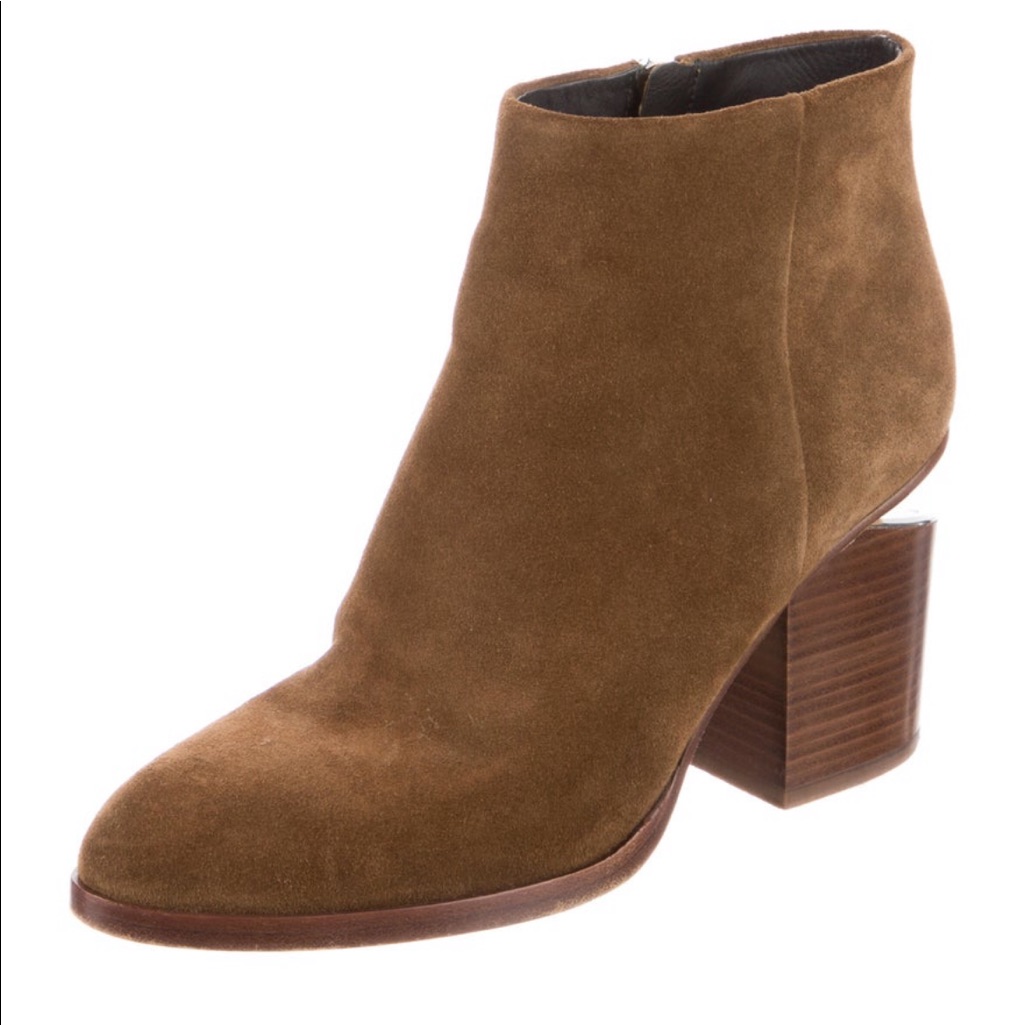 Alexander Wang Brown Suede Booties